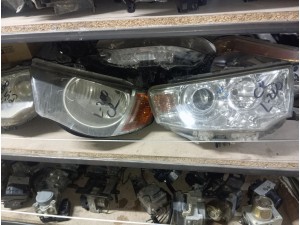 Mitsubishi L200 sol çıkma orjinal içi siyah far Mitsubishi L200 sol çıkma orjinal içi siyah far